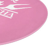 Funny BBQ Personalized Barbecue Queen Schort Cutti Snijplank (Hoek)
