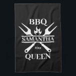 Funny BBQ Personalized Barbecue Queen Schort Cutti Theedoek<br><div class="desc">Funny BBQ Grill Master Personalized Barbecue Best</div>