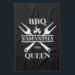 Funny BBQ Personalized Barbecue Queen Schort Cutti Theedoek<br><div class="desc">Funny BBQ Grill Master Personalized Barbecue Best</div>
