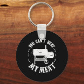 Funny Bbq Pit Reverse Flow Smoker Accessoire Pap G Sleutelhanger (Voorkant)