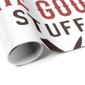 Funny BBQ Quote I Only Smoke The Good Stuff Cadeaupapier (Rol Hoek)