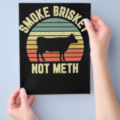 Funny Bbq Smoke Brisket Not Novelty Grilling Flyer (Hand)