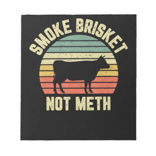 Funny Bbq Smoke Brisket Not Novelty Grilling Notitieblok