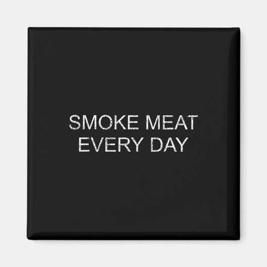 Funny Bbq Smoker Accessory Pitmaster Dad Grilling Magneet (Voorkant)