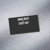 Funny Bbq Smoker Accessory Pitmaster Dad Grilling Magnetisch Visitekaartje (Voorbeeld)