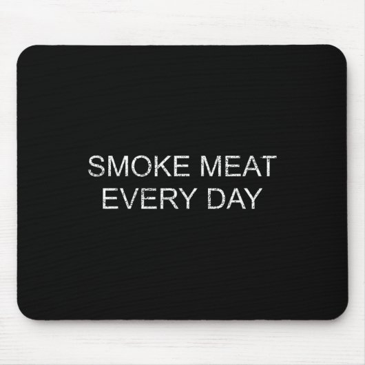 Funny Bbq Smoker Accessory Pitmaster Dad Grilling Muismat (Voorkant)