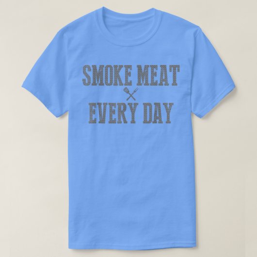 Funny BBQ Smoker Accessory Pitmaster Dad Grilling T-shirt (Design voorkant)