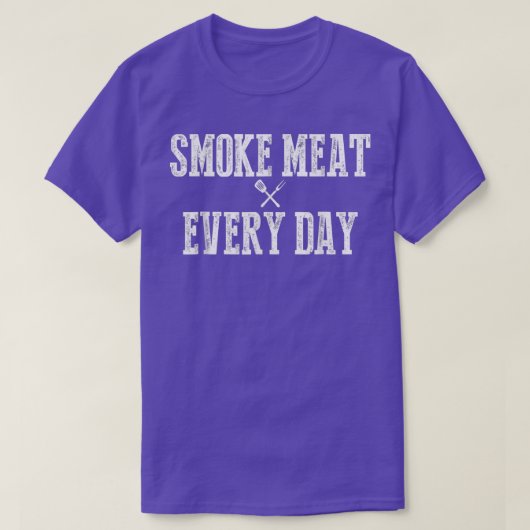 Funny Bbq Smoker Accessory Pitmaster Dad Grilling T-shirt (Design voorkant)