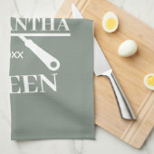 Funny BBQ Specialized Barbecue Queen Kitchen Theedoek (Quarter Fold)