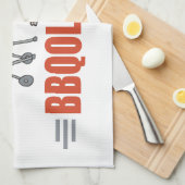 Funny BBQ Theedoek (Quarter Fold)