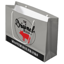 Funny BBQ varkenstas met naam