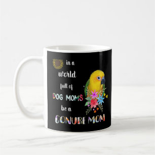 Funny be a Jenday Conure Parrot Bird Ma Ra Koffiemok
