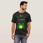 Funny Be Hoppy Frog Amphibian Pun T-shirt (Voorkant volledig)