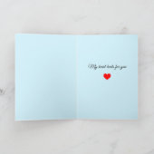 Funny be My Valentijn Cartoon Vampire Bat Name Feestdagen Kaart (Binnen)