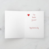 Funny be my Valentijn SweeLieverd Cute Duck Feestdagen Kaart (Binnen)