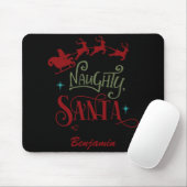 Funny Be Naughty Save Santa The Trip Christmas T S Muismat (Met muis)