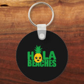 Funny Beach Summer Vacation Pineapple T Cruise Hol Sleutelhanger (Voorkant)