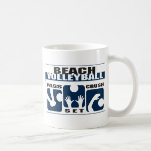 Funny Beach Volleyball Gift Koffiemok