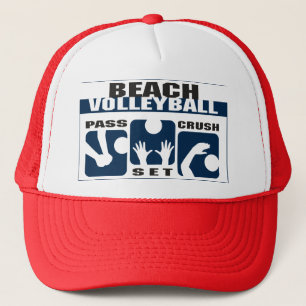Funny Beach Volleyball Gift Trucker Pet