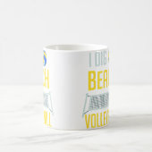 Funny Beach Volleyball Player I Dig Beach Volleyba Koffiemok (Center)