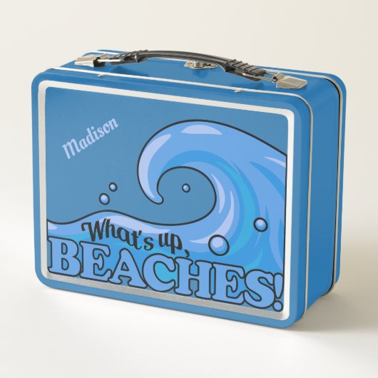 Funny Beach Wave aangepaste lunchboxen (Achterkant)