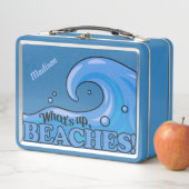 Funny Beach Wave aangepaste lunchboxen (In situ)