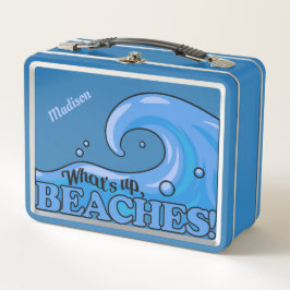Funny Beach Wave aangepaste lunchboxen