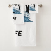 Funny Beach Wave Bad Handdoek (Insitu)