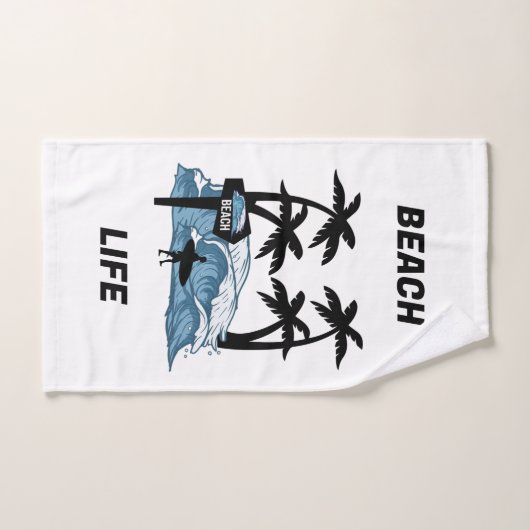 Funny Beach Wave Bad Handdoek (Handdoek)