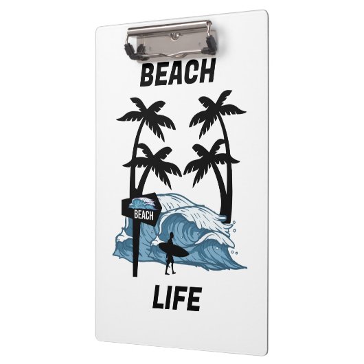 Funny Beach Wave Klembord (Links)