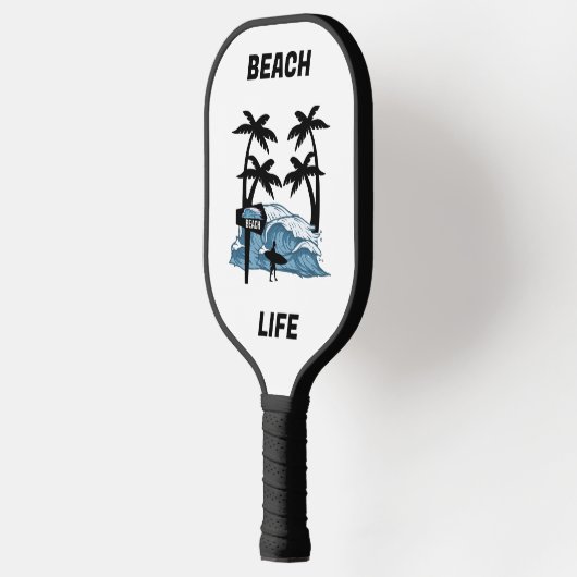Funny Beach Wave Pickleball Paddle (Links)