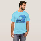 Funny Beach Wave-tanktop T-shirt (Voorkant volledig)