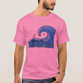 Funny Beach Wave-tanktop T-shirt (Voorkant)