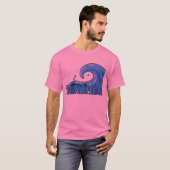 Funny Beach Wave-tanktop T-shirt (Voorkant volledig)