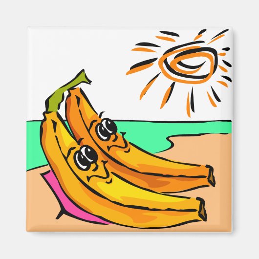 Funny Beach Wedding Idea Magneet (Voorkant)