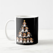 Funny Beagle Christmas Tree Dog Lovers Women Men X Koffiemok (Links)