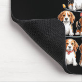 Funny Beagle Christmas Tree Dog Lovers Women Men X Muismat (Hoek)