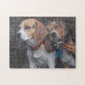 Funny Beagle Dirty Storm Legpuzzel (Horizontaal)