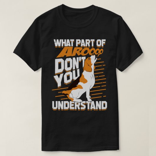 Funny Beagle Dog Eigenaar Gift T-shirt (Design voorkant)
