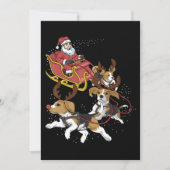 Funny Beagle Dog kerstcadeau voor Hondenliefhebber Aankondiging (Voorkant)
