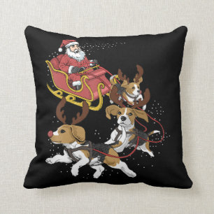 Funny Beagle Dog kerstcadeau voor Hondenliefhebber Kussen