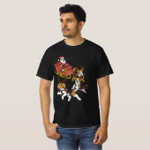 Funny Beagle Dog kerstcadeau voor Hondenliefhebber T-shirt (Voorkant volledig)