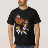 Funny Beagle Dog kerstcadeau voor Hondenliefhebber T-shirt (Voorkant)