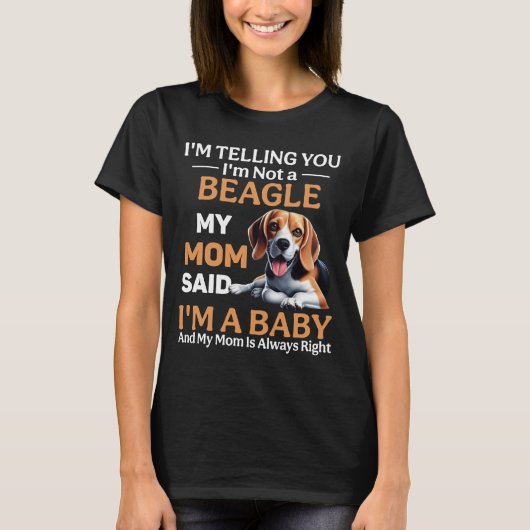 Funny Beagle Dog T-shirt (Voorkant)
