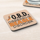 Funny Beagle geobsedeerd Drankjes Onderzetter (Linkerzijde)