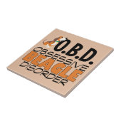 Funny Beagle geobsedeerd Tegeltje (Zijkant)