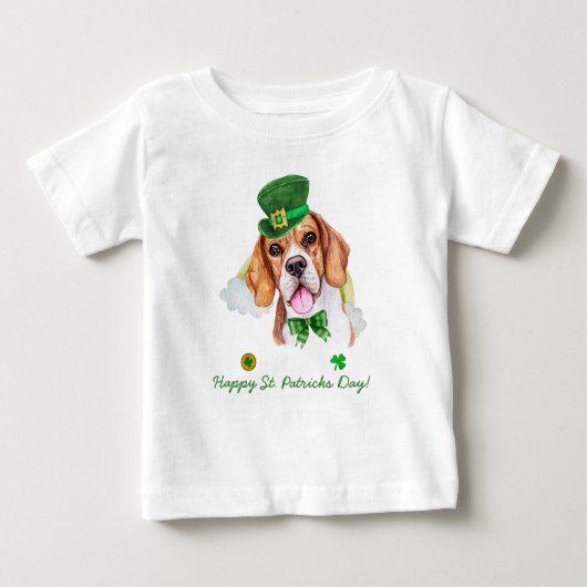 Funny Beagle Gold St. Patricks Day (Voorkant)