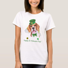 Funny Beagle Gold St. Patricks Day T-shirt