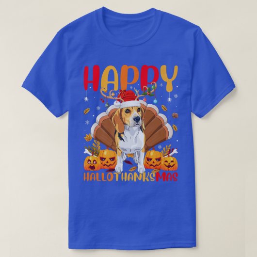 Funny Beagle Hondenliefhebber Happy Beagle HelloBe T-shirt (Design voorkant)