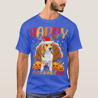 Funny Beagle Hondenliefhebber Happy Beagle HelloBe T-shirt